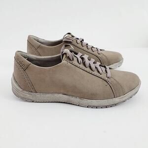 Dansko Tan Women's Leela Suede Leather Sneakers Waterproof Size 6 / 36